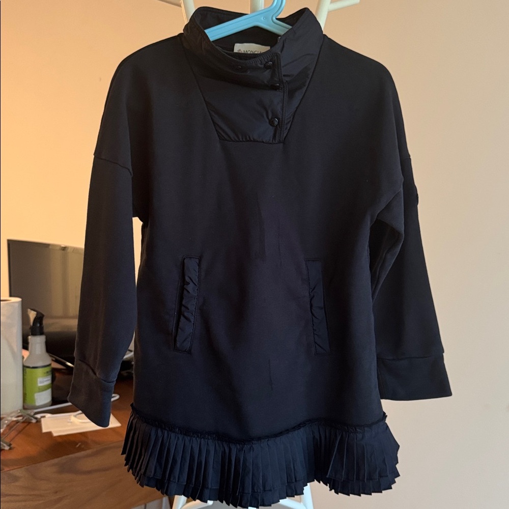 Moncler Dress with Pleated Hem